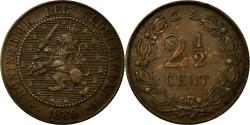 World Coins - Coin, Netherlands, William III, 2-1/2 Cent, 1880, , Bronze, KM:108.1