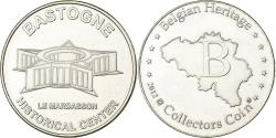 World Coins - Belgium, Medal, Bastogne - Historical center, Copper-nickel,