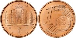 World Coins - Italy, Centime, 2004, Rome, Copper Plated Steel,