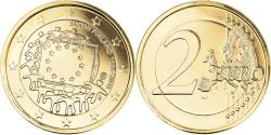 World Coins - Finland, 2 Euro, 2015, 30 ans   Drapeau européen, , Bi-Metallic