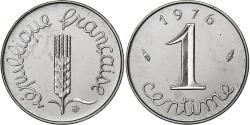 World Coins - France, Centime, Épi, 1976, Paris, série FDC, Stainless Steel,