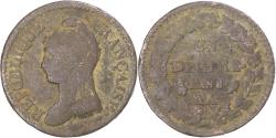 World Coins - Coin, France, Dupré, Decime, AN 8, Metz, , Copper, Gadoury:187a