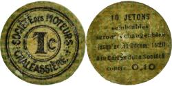 World Coins - Coin, France, Chaléassière, Société des Moteurs, Saint-Etienne, 1 Centime