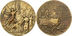 World Coins - France, Medal, Ville de Lille, Palais Rameau, Société d'Horticulture, XIXth