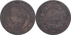 World Coins - France, 5 Centimes, Cérès, 1878, Bordeaux, Bronze, , Gadoury:157a