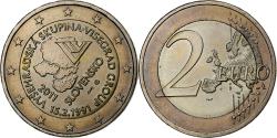 World Coins - Slovakia, 2 Euro, Visegrad Group, 20th Anniversary, 2011, Kremnica, Bi-Metallic
