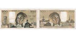 World Coins - France, 500 Francs, Pascal, 1978-10-05, L.97, VF(30-35)