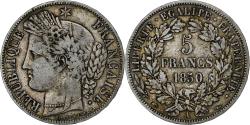 World Coins - France, Cérès, 5 Francs, 1850, Paris, , Silver, KM:761.1, Gadoury:719