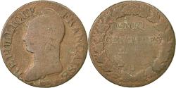 World Coins - Coin, France, Dupré, 5 Centimes, AN 5, Limoges, , Bronze, KM:640.7