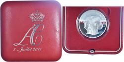 World Coins - Monaco, 10 Euro, mariage princier, 2011, BE, , Silver, Gadoury:MC 202