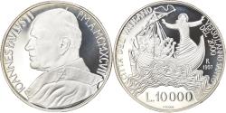 World Coins - Coin, VATICAN CITY, John Paul II, 10000 Lire, 1997, Roma, Proof,