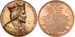 World Coins - France, Medal, Les Rois de France, Henri Ier, 1838, Bronze, Caqué,