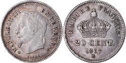 World Coins - Coin, France, Napoleon III, Napoléon III, 20 Centimes, 1867, Strasbourg