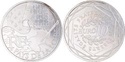 World Coins - France, 10 Euro, Pays de la Loire, Euros des régions, 2010, , Silver