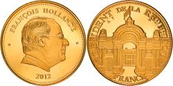 World Coins - France, Medal, François Hollande, Président de la République, Politics