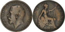 World Coins - Coin, Great Britain, George V, Penny, 1911, , Bronze, KM:810