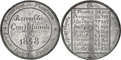 World Coins - France, Medal, French Second Republic, Politics, Society, War, 1848,