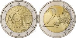 World Coins - Lithuania, 2 Euro, Lithuanian Language, 2015, Vilnius, Bi-Metallic,
