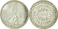 World Coins - France, 15 Euro, Semeuse, 2008, , Silver, Gadoury:EU288, KM:1535
