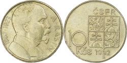 World Coins - Czechoslovakia, 10 Korun, 1992