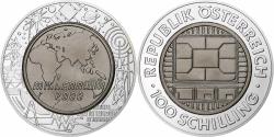 World Coins - Austria, 100 Schilling, 2000, Vienna, Proof, Bi-Metallic, , KM:3063
