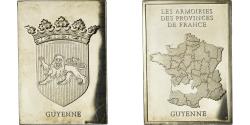 World Coins - France, Medal, Les Armoiries des Provinces de France, Guyenne, 1976,