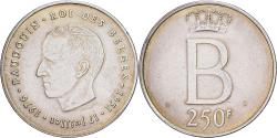 World Coins - Belgium, Baudouin I, 250 Francs, 250 Frank, Undated (1976), Brussels, Silver