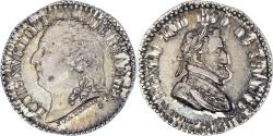 World Coins - France, Quinaire, Louis XVIII et Henri IV, , Silver