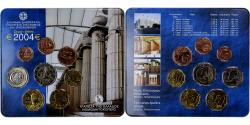World Coins - Greece, Set 1 ct. - 2 Euro, Coin Card. BU, 2004, Athens,