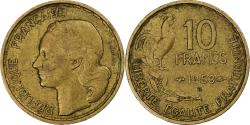 World Coins - France, 10 Francs, Guiraud, 1953, Beaumont - Le Roger, Cupro-Aluminium