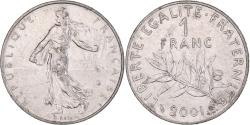 World Coins - Coin, France, Semeuse, Franc, 2001, Paris, , Nickel, KM:925.1