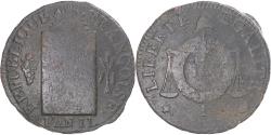 World Coins - Coin, France, Sol aux balances non daté, Sol, (1794), Limoges,