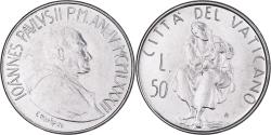 World Coins - Coin, VATICAN CITY, John Paul II, 50 Lire, 1982, Roma, , Stainless