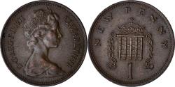 World Coins - Great Britain, Elizabeth II, New Penny, 1971, Bronze, , KM:915