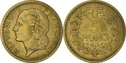 World Coins - Coin, France, Lavrillier, 5 Francs, 1945, Castelsarrasin,