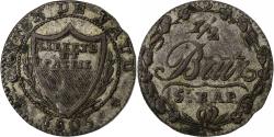World Coins - SWISS CANTONS, VAUD, 1/2 Batzen, 1806, Billon, , KM:Pn1