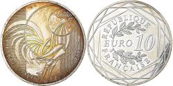 World Coins - France, 10 Euro, Coq, 2016, MDP, Silver,