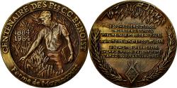 World Coins - France, Medal, Centenaire des Ets C.C.Benoist, Ferme de Moyencourt, 1984