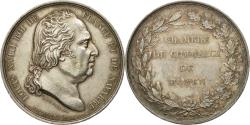 World Coins - France, Token, Louis XVIII, Chambre de Commerce de Rouen, Depaulis,