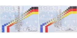 World Coins - France, Euro-Set, 1963-2003, Monnaie de Paris, SET FRANCO ALLEMAND 40 ANS DU