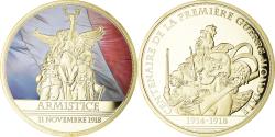 World Coins - France, Medal, Centenaire de la Première Guerre Mondiale, Armistice, History