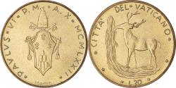 World Coins - Coin, VATICAN CITY, Paul VI, 20 Lire, 1972, , Aluminum-Bronze, KM:120