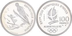 World Coins - Coin, France, Albertville 1992, 100 Francs, 1991, Paris, , Silver
