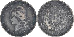 World Coins - Coin, Argentina, 2 Centavos, 1884, , Bronze, KM:33