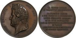 World Coins - France, Medal, Louis-Philippe I, Royal House of Charenton, 1838, Bronze