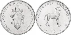 World Coins - Vatican, Paul VI, 2 Lire, 1976 (Anno XIV), Rome, Aluminum, , KM:117