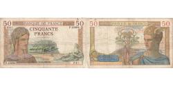 World Coins - France, 50 Francs, Cérès, 1940, P.13084, VF(30-35), Fayette:18.42, KM:85b