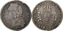 World Coins - France, Louis XV, 1/20 Écu au bandeau, 1743, Bayonne, Silver,