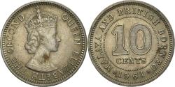 World Coins - Coin, MALAYA & BRITISH BORNEO, 10 Cents, 1961, Heaton, , Copper-nickel