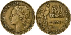 World Coins - France, 50 Francs, Guiraud, 1951, Paris, Aluminum-Bronze, , KM:918.1